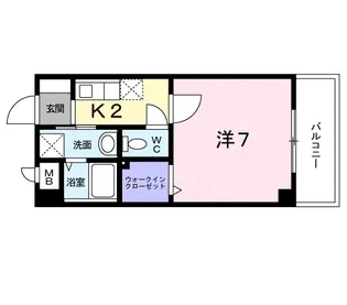 エルマーノ下到津【2階】の間取り