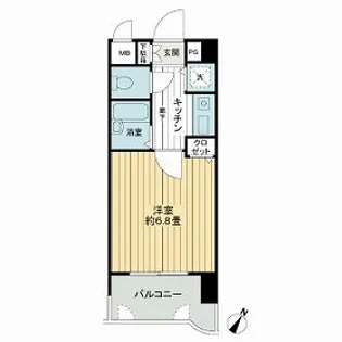 ライオンズマンション小倉駅南第3【8階】の間取り