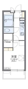 レオパレスサラバンド【306号室】の間取り