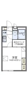 レオパレス裕也【106号室】の間取り
