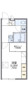 レオパレスウイング ポートⅡ【107号室】の間取り
