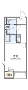 レオネクストメルベーユ則松【201号室】の間取り