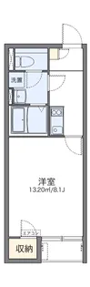 レオネクストメルベーユ則松【203号室】の間取り