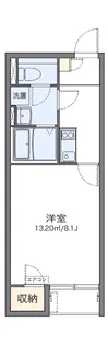 レオネクストメルベーユ則松【205号室】の間取り
