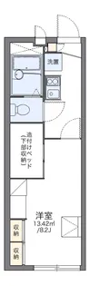 レオパレスアネックスOOBAⅡ【204号室】の間取り