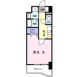 グランド・コスモ【4階】の間取り