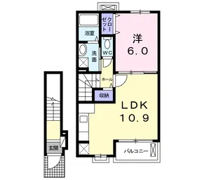 エテルノカーサ門司港【2階】の間取り