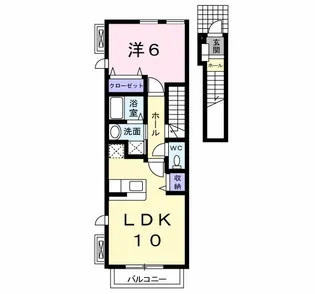 サニーヴィラ A棟【2階】の間取り