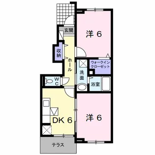 フレシール小倉東R【1階】の間取り