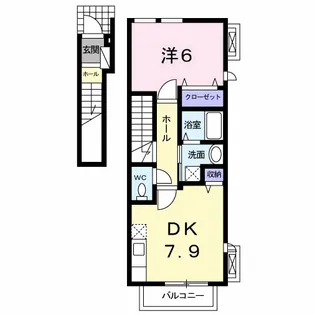 ベルニーニ【2階】の間取り