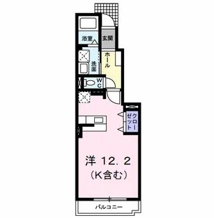 プラスパーA【1階】の間取り