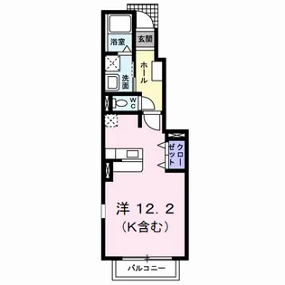 プランドール【1階】の間取り
