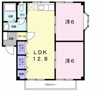 ファミールA【2階】の間取り