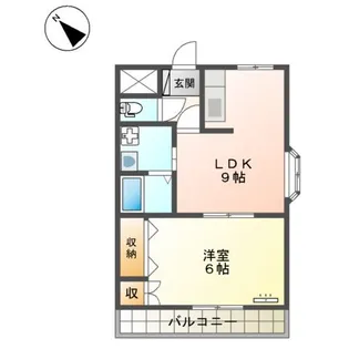 プライムガーデンⅢ【1階】の間取り