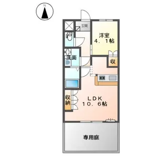 アルカディア【00103号室】の間取り