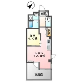 ESPOIR【101号室】の間取り