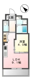 プランタン伊崎【202号室】の間取り