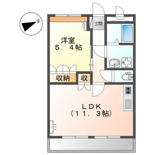 グランティス・B【202号室】の間取り