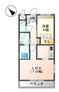 フローライト・ガーデン【1階】の間取り