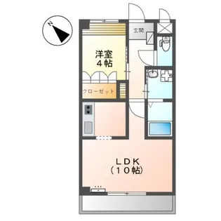 フローライト・ガーデン【1階】の間取り