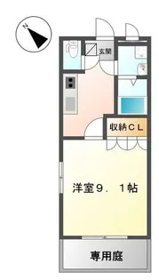 サンライズ・葉山【106号室】の間取り