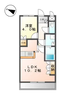 メゾンルミナス【203号室】の間取り