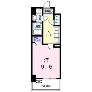 エヴァーグリーンQ【3階】の間取り