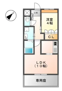 セントラルバレー.F【1階】の間取り