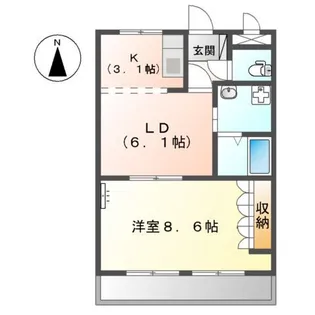 グラン・ピア【1階】の間取り