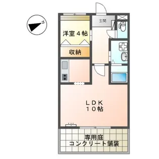 Clair Maison浅川【1階】の間取り