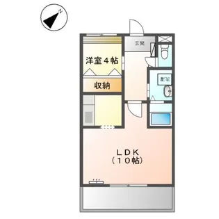 Clair Maison浅川【2階】の間取り