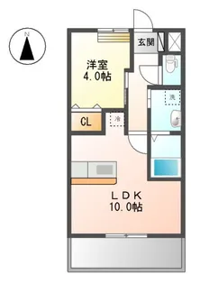 コクショウM【1階】の間取り