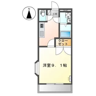 ハイグレイス【1階】の間取り