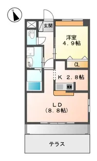 クリスタルガーデンⅡ【1階】の間取り