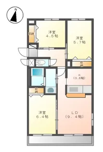 グレイス・マーサ【2階】の間取り