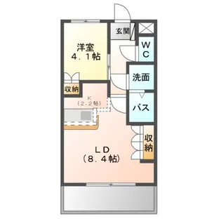 サンビレッジ翔【102号室】の間取り