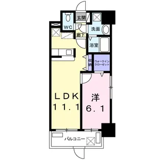 エヴァーグリーンR【1階】の間取り