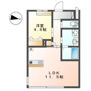 ラベンダー【2階】の間取り