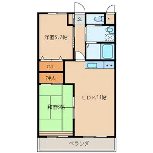 BELL39【2階】の間取り