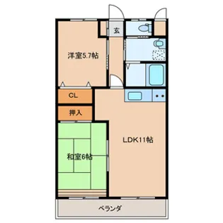 BELL39【3階】の間取り