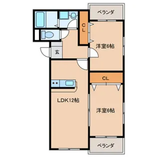 プレステージタカラN【3階】の間取り