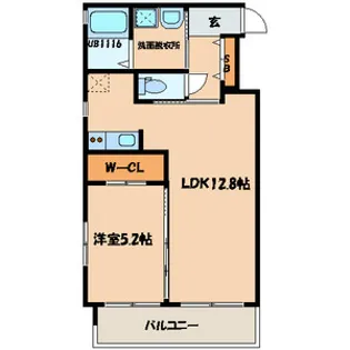 ベイスタイル【1階】の間取り