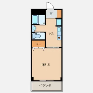 プレステージ和F【3階】の間取り