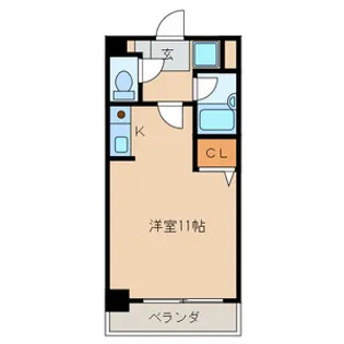 アクセス砂津【7階】の間取り