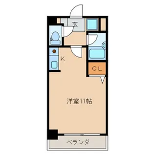 アクセス砂津【6階】の間取り