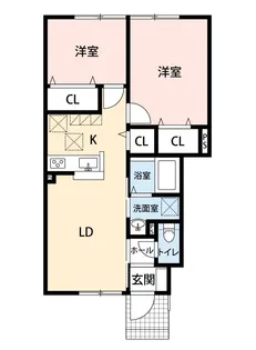 サンハイム浜町Ⅲ【101号室号室】の間取り