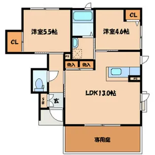 FAIRY HOUSE【1階】の間取り