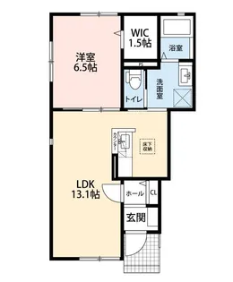 エルメゾンOGURA【101号室号室】の間取り