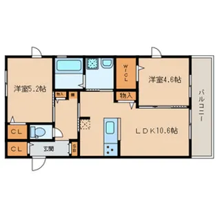 KIRARA【2階】の間取り