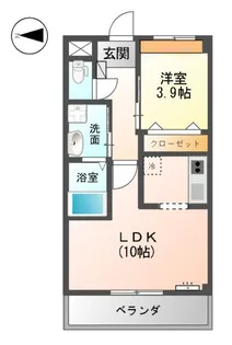 KS HILLS【2階】の間取り